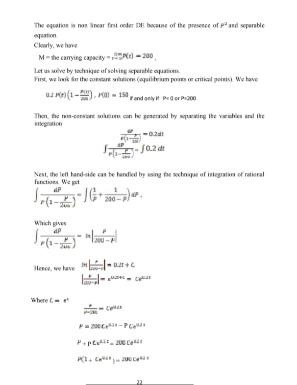 Differential Equations MATLAB Project: Relating