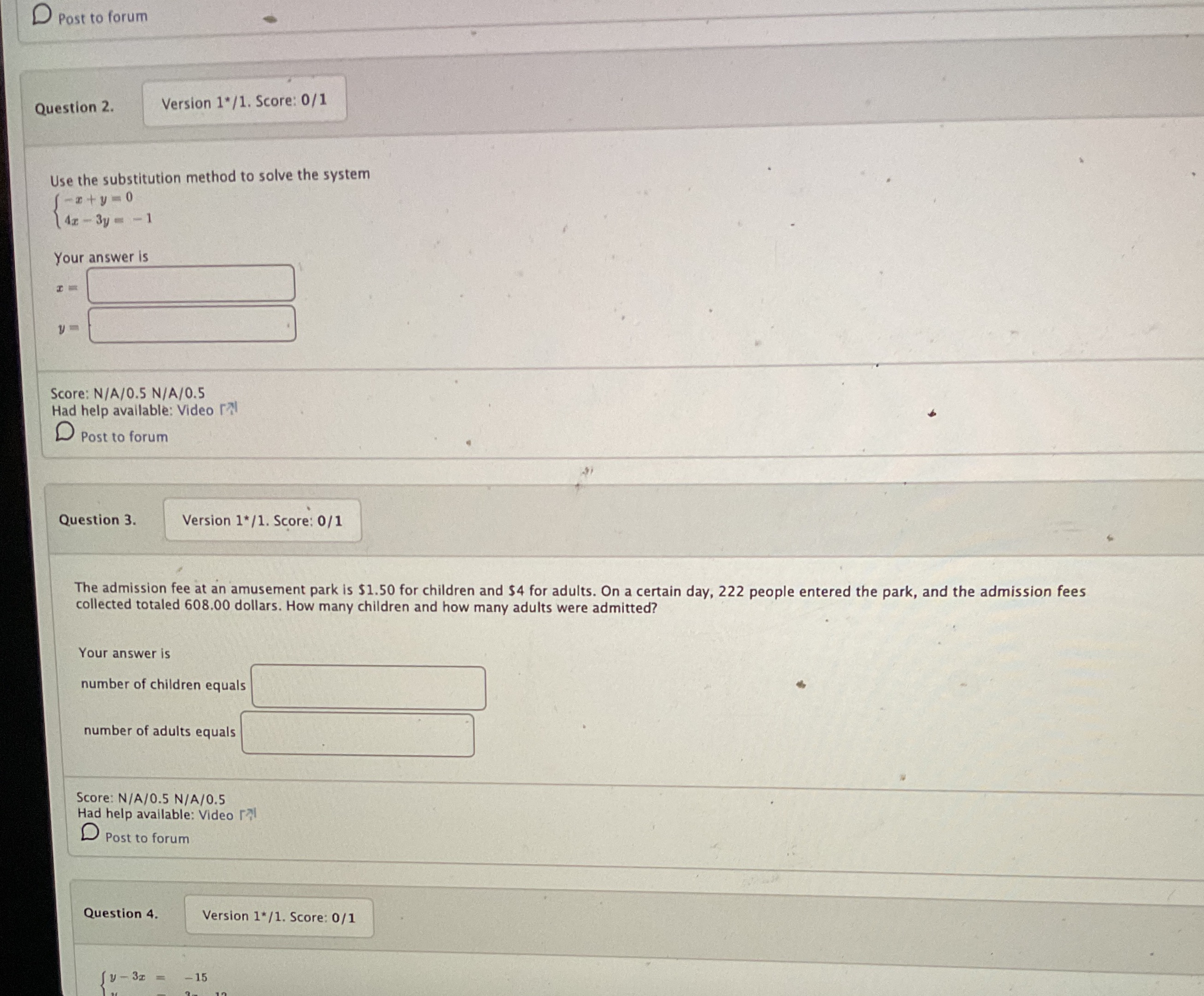 2-3 Post to forum Question 2. Version 1*/1.