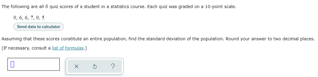 question 11 On each trial of an experiment, a