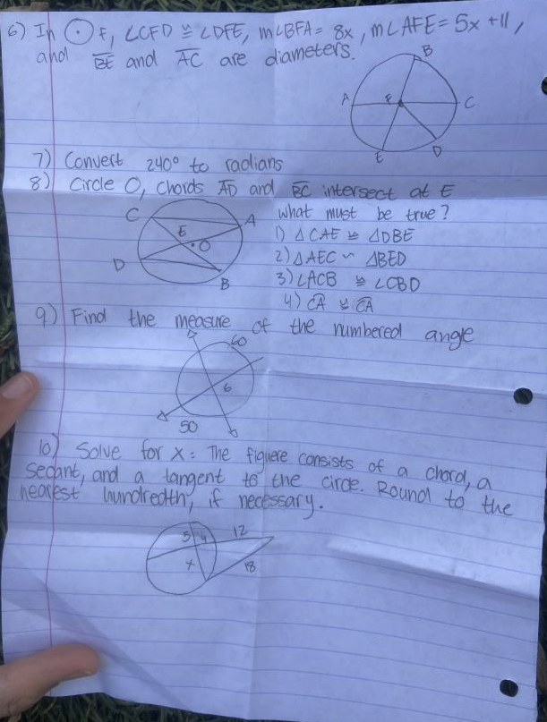 1) Find MCD for MLB = 63 A D C 2 ) 920 Find x.