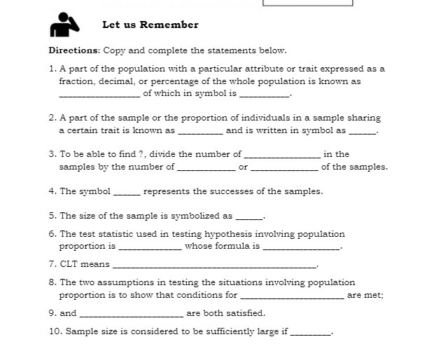 i Let us Remember Directions: ICopy and complete