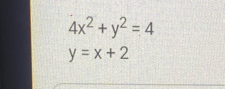 Solve the system of equations by subtraction.