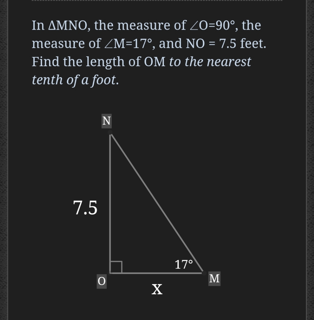 Need help with this In AMNO, the measure of