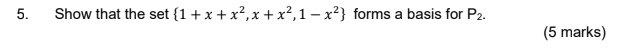 LINEAR ALGEBRA I *answer only, no explanation