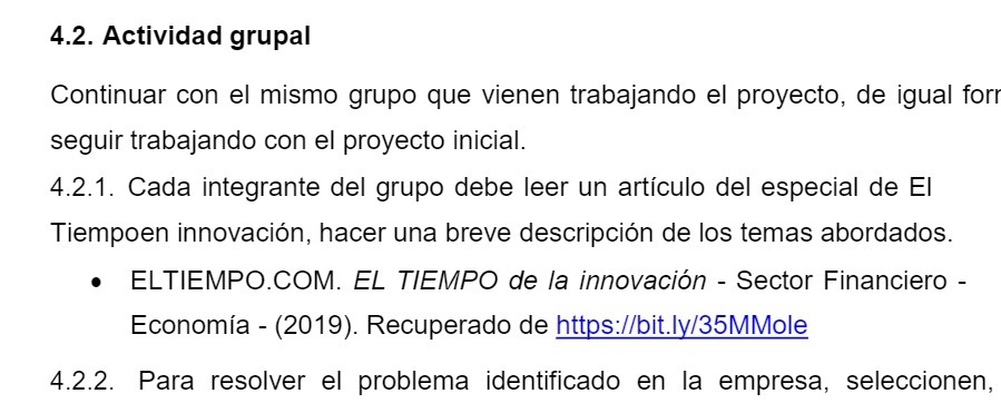 4.2. Actividad grupal Continuar con el mismo