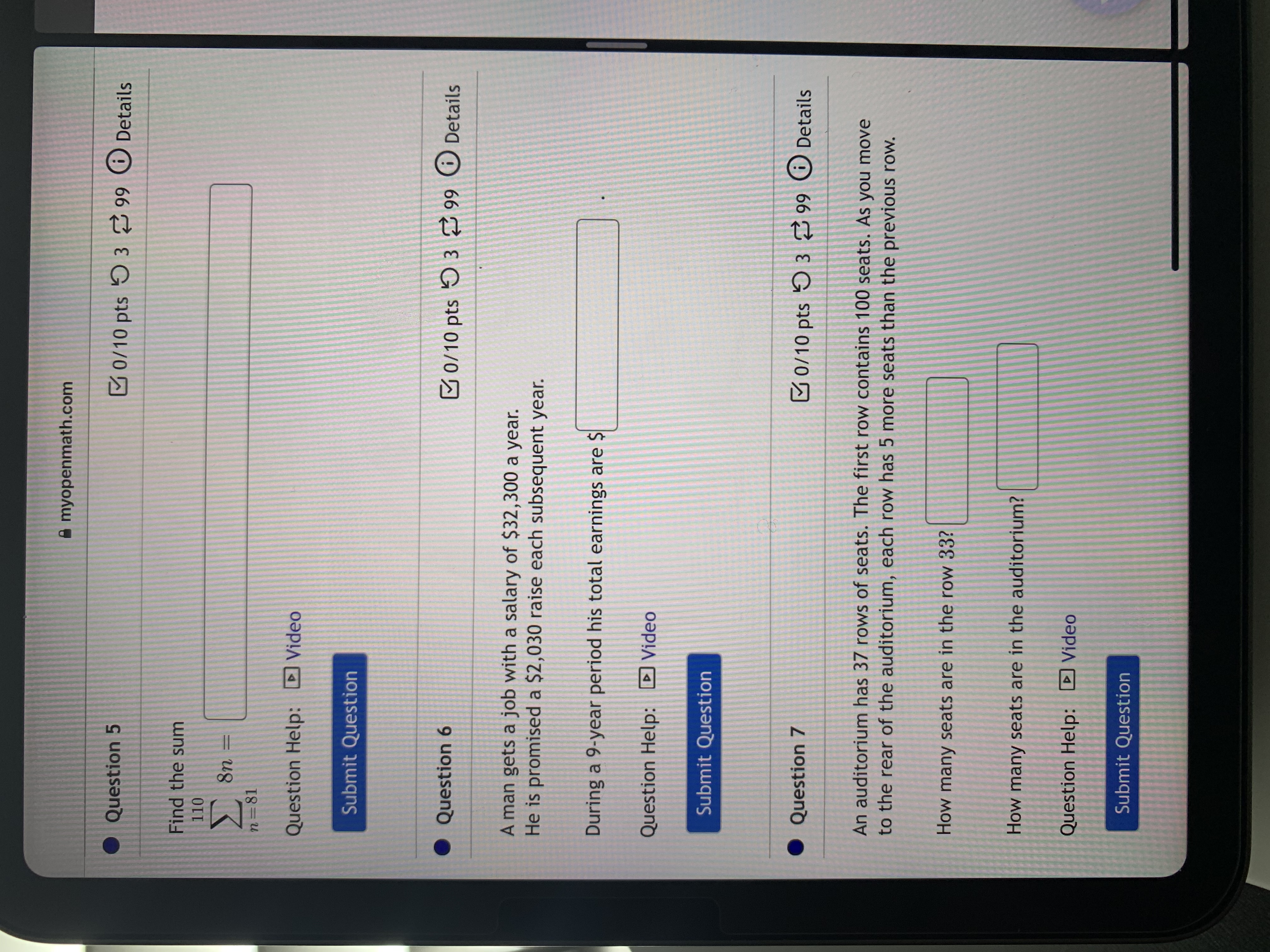 Answer: 120 Question Help: Video Submit Question