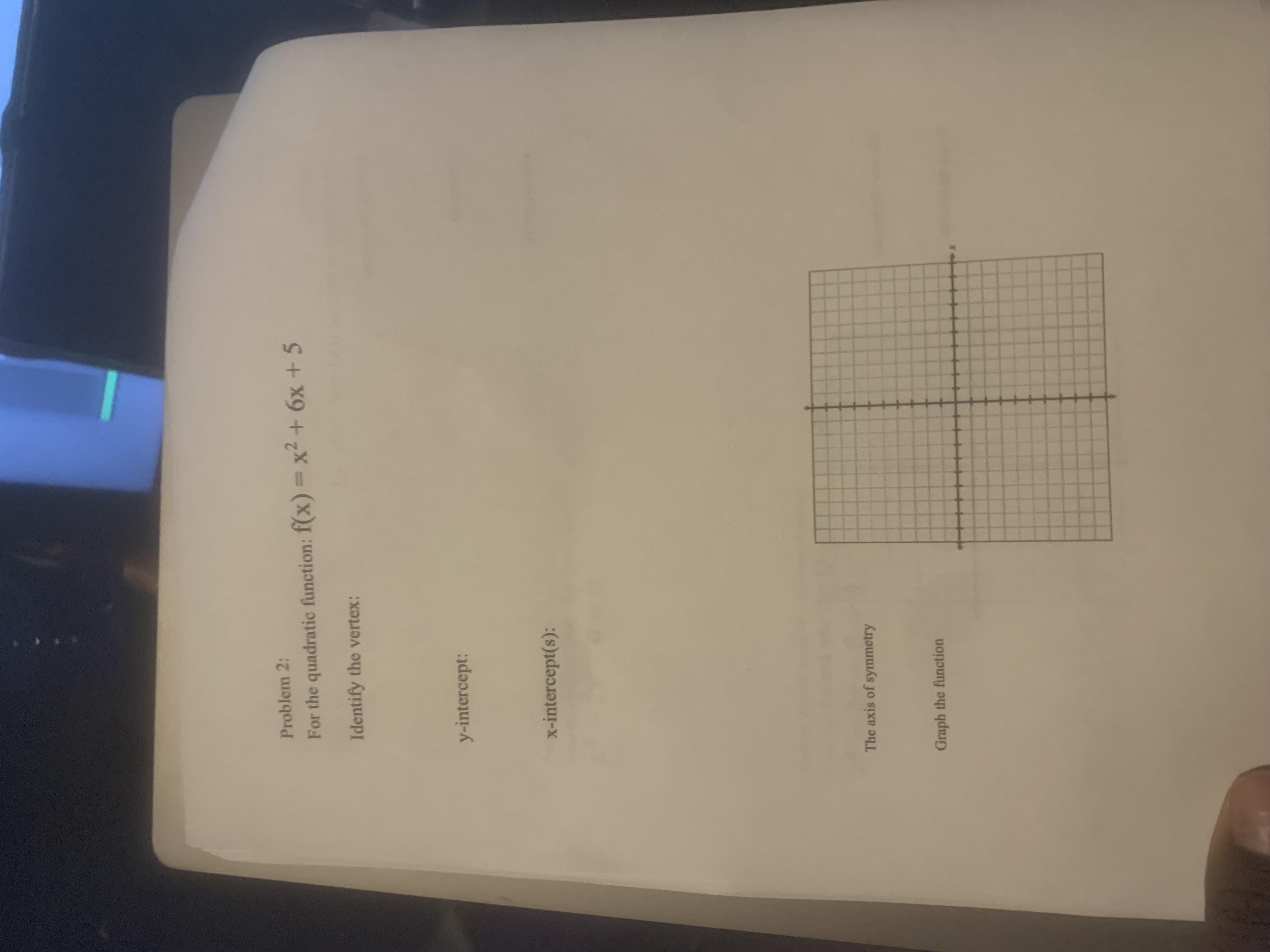 Names: Problem I: Lesson 25 (Classwork 21) For