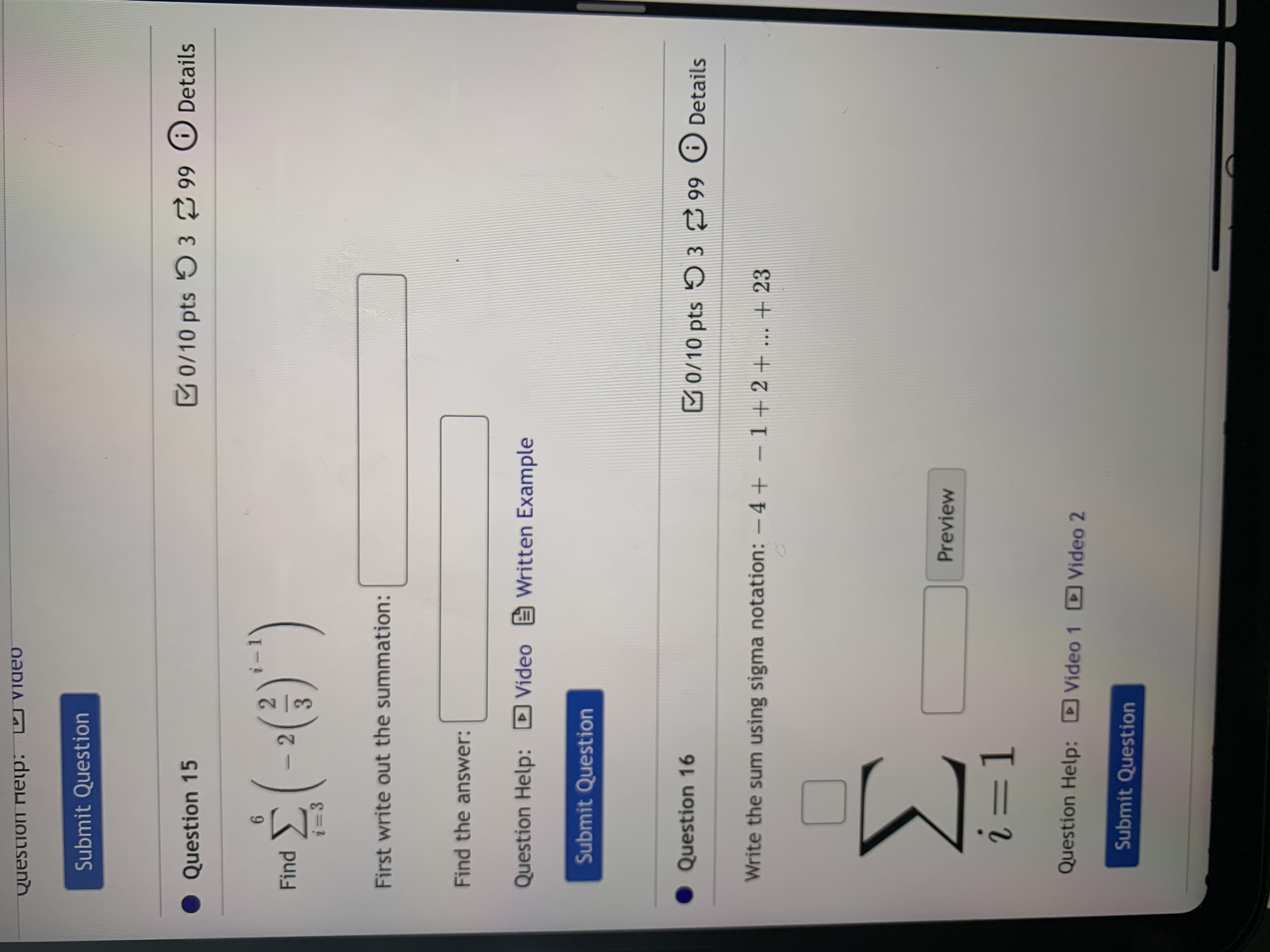 Answer: 120 Question Help: Video Submit Question