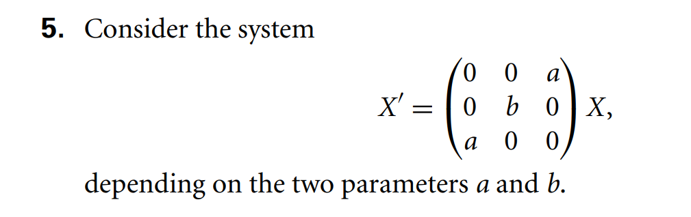 (21) Find the general solution of this system.