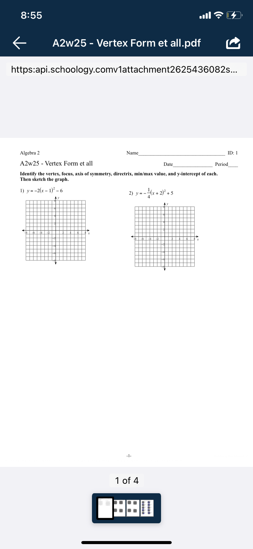 \f\f8:55 K A2w25 - Vertex Form et all.pdf