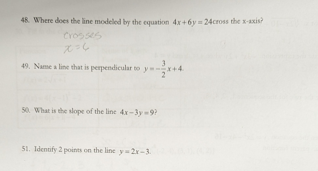 please help complete the following questions 48.