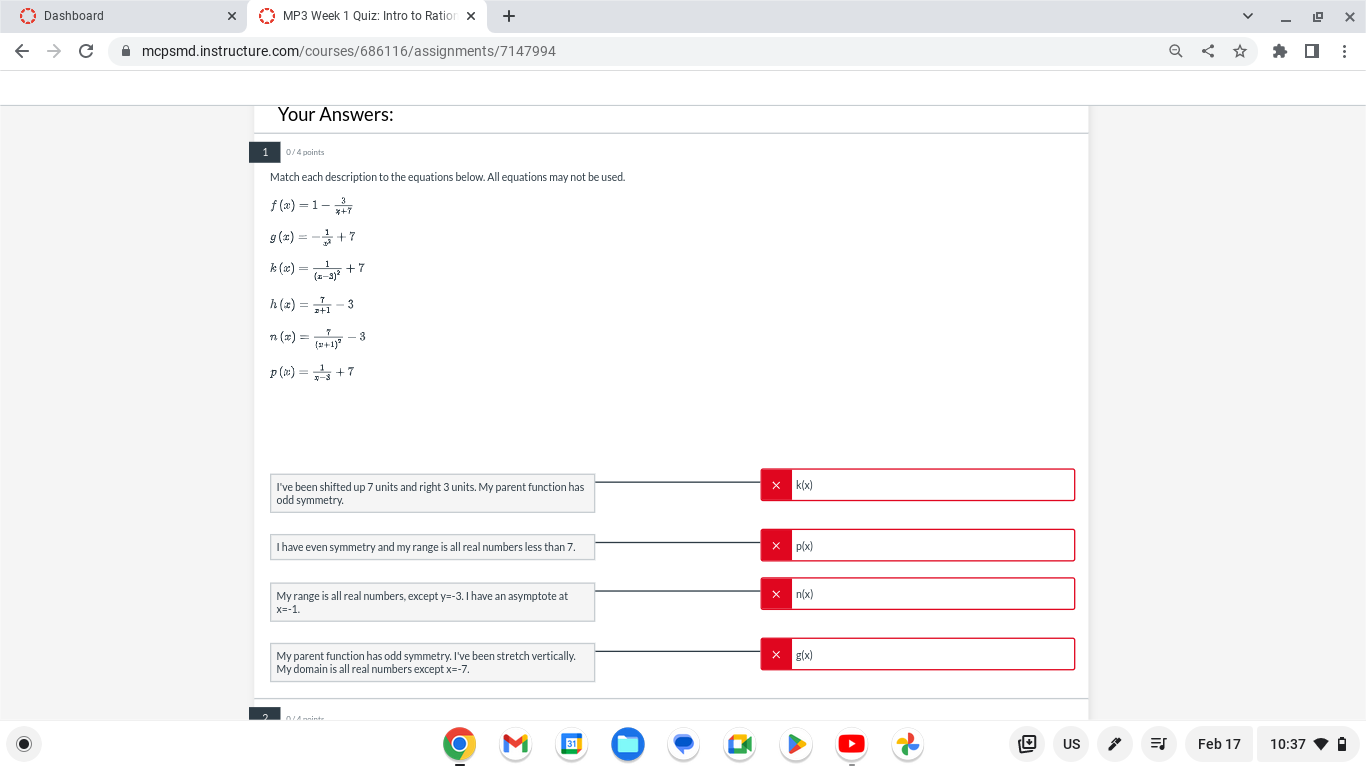 Dashboard X MP3 Week 1 Quiz: Intro to Ration X +