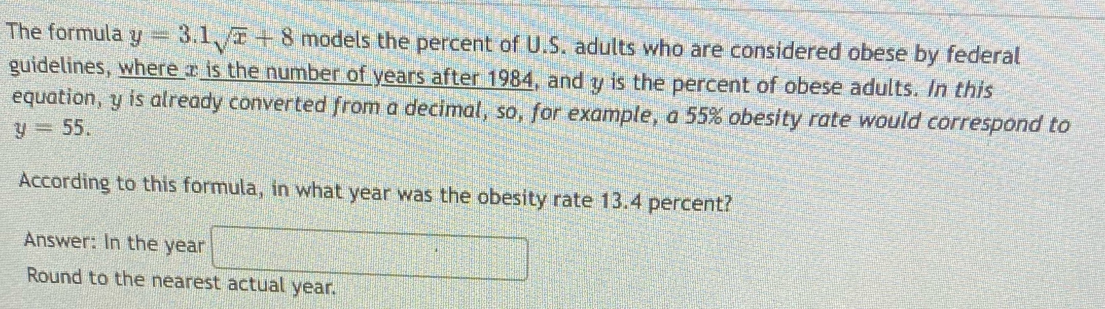 I neeed help , I got x=10.68 somethings but I'm