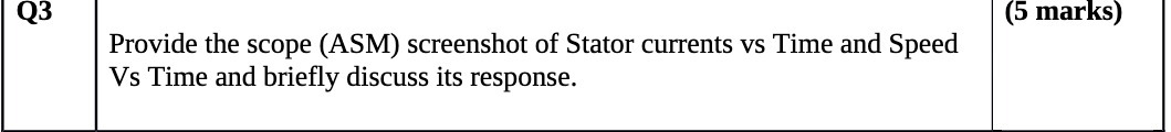 Q3 (5 marks) Provide the scope (ASM) screenshot