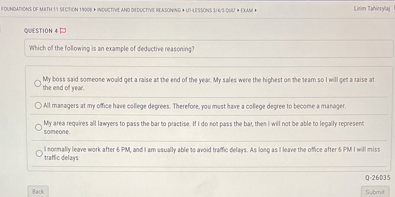 I need help with this question FOUNDATIONS OF