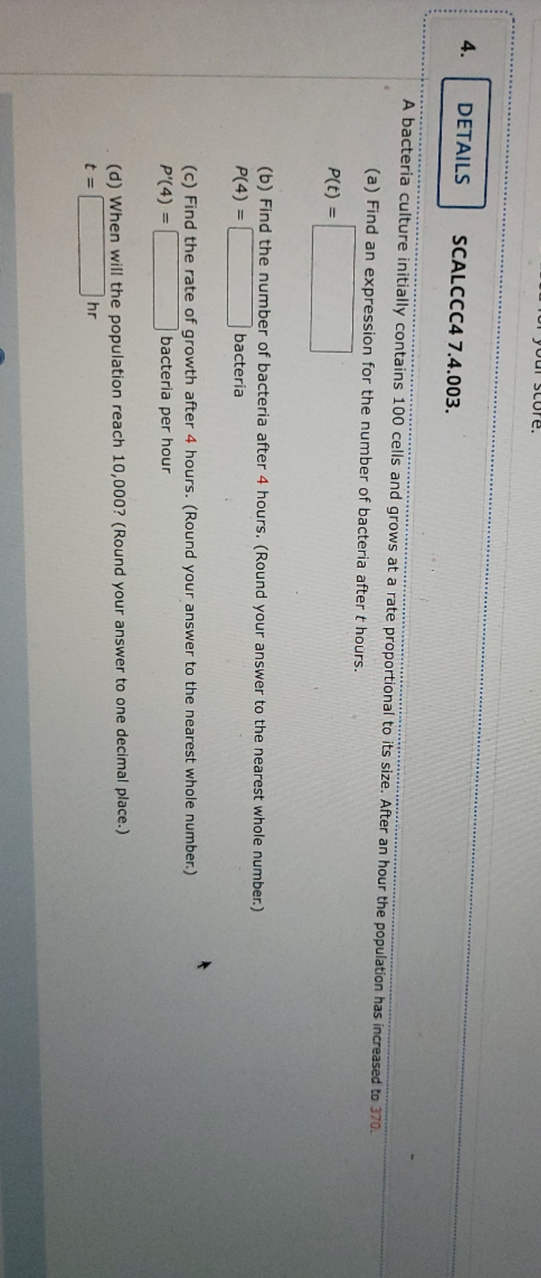 help for this + DETAILS SCALCCC4 7.4.003. A