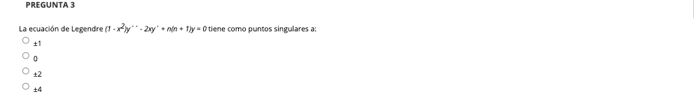 The Legendre equation (1 - x2) y - 2xy + n (n +