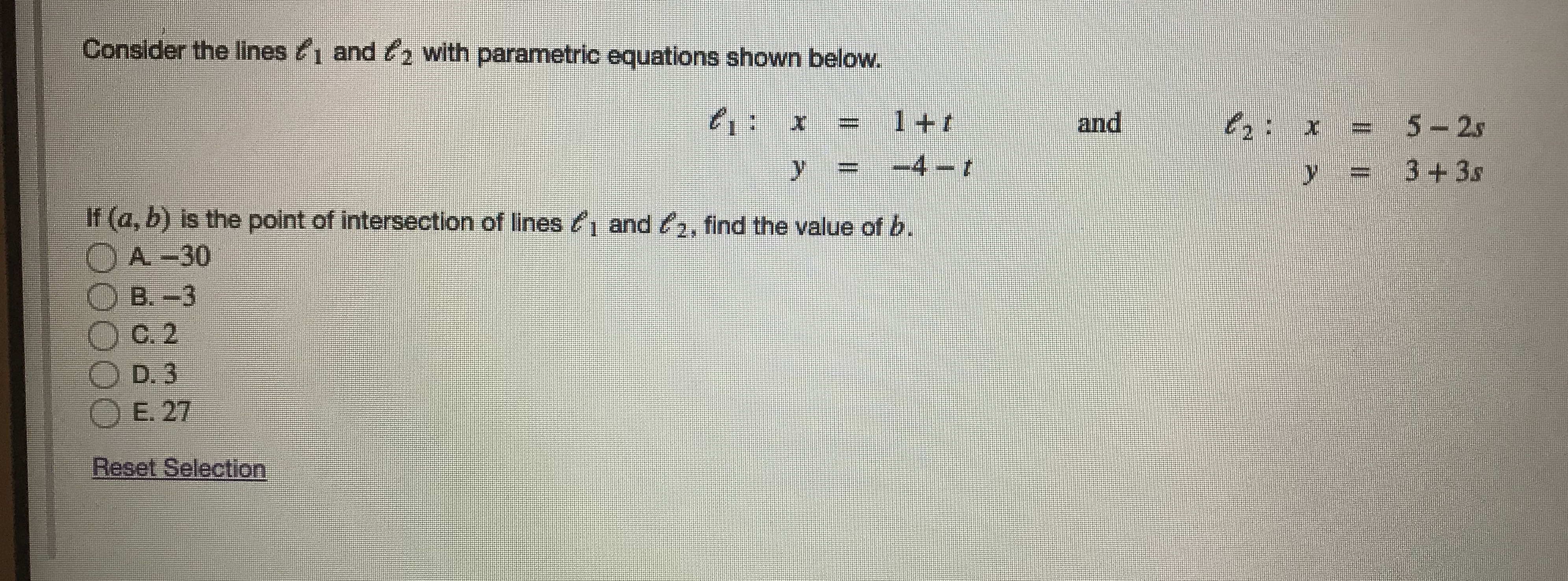 What the answer? Consider the lines < , and