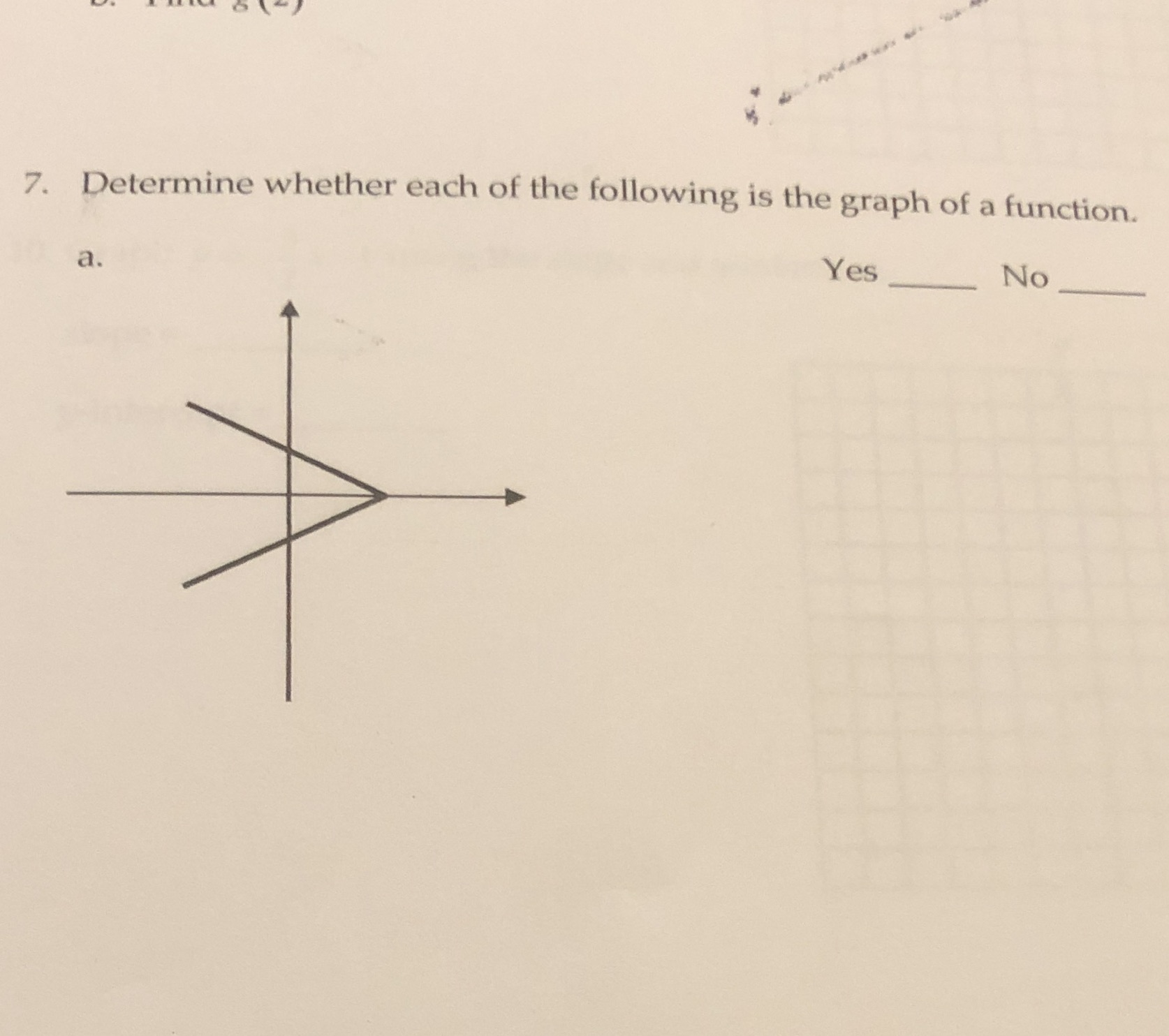 7. Determine whether each of the following is the