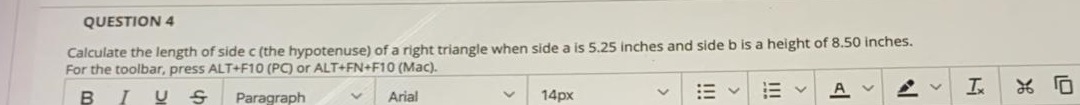 QUESTION 1 Calculate the surface area of a sphere