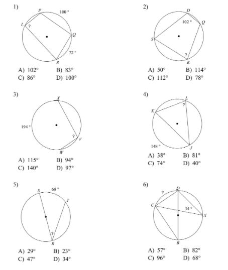 1) 2) 72 A) 1020 B) 830 C) 86 A) 50% D) 100" B)