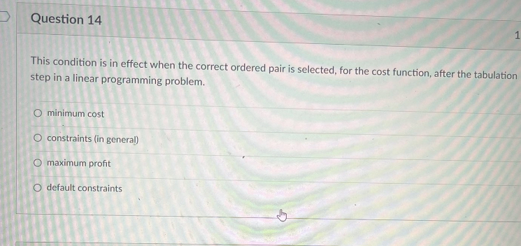 answer only answer as fast as u can Question 18 1