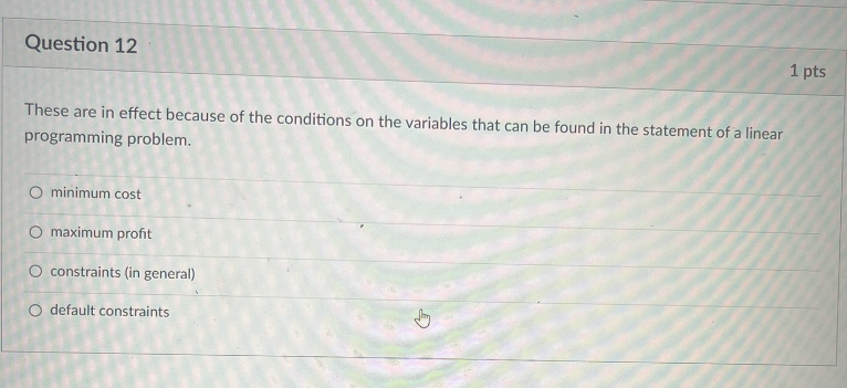 answer only answer as fast as u can Question 18 1