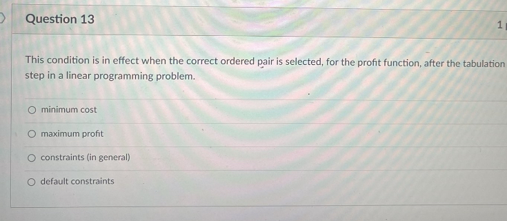 answer only answer as fast as u can Question 18 1
