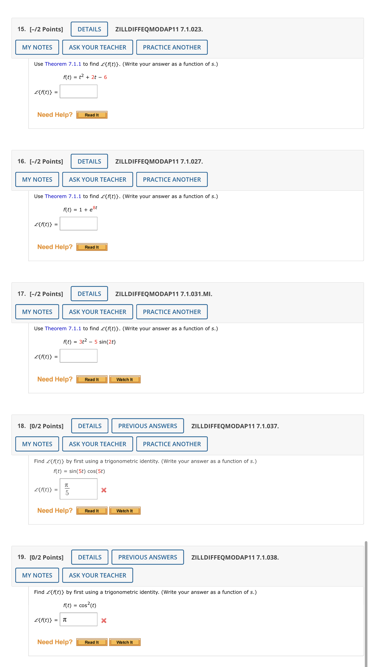 11. [-/2 Points] DETAILS ZILLDIFFEQMODAP11