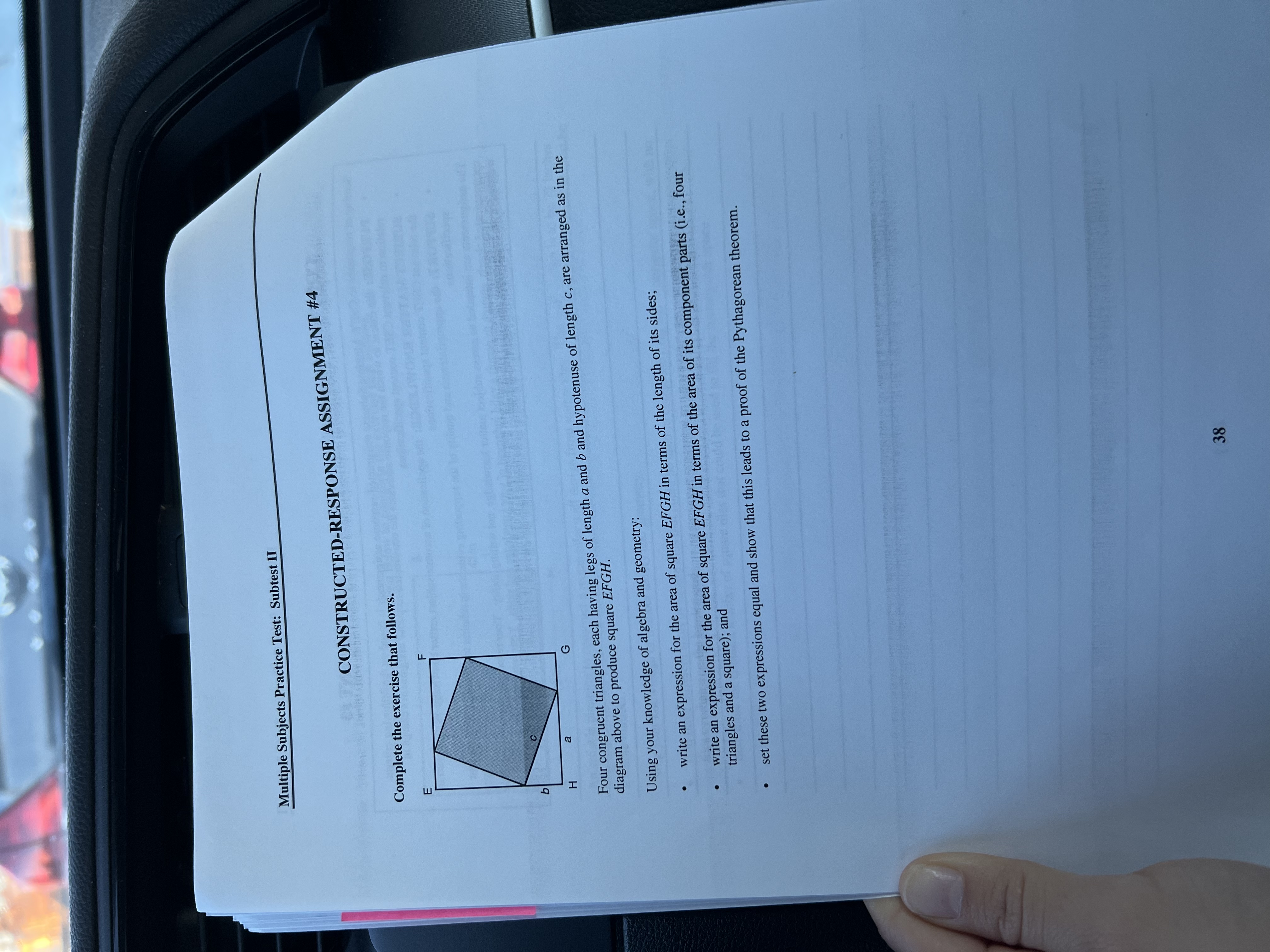 Multiple Subjects Practice Test: Subtest II