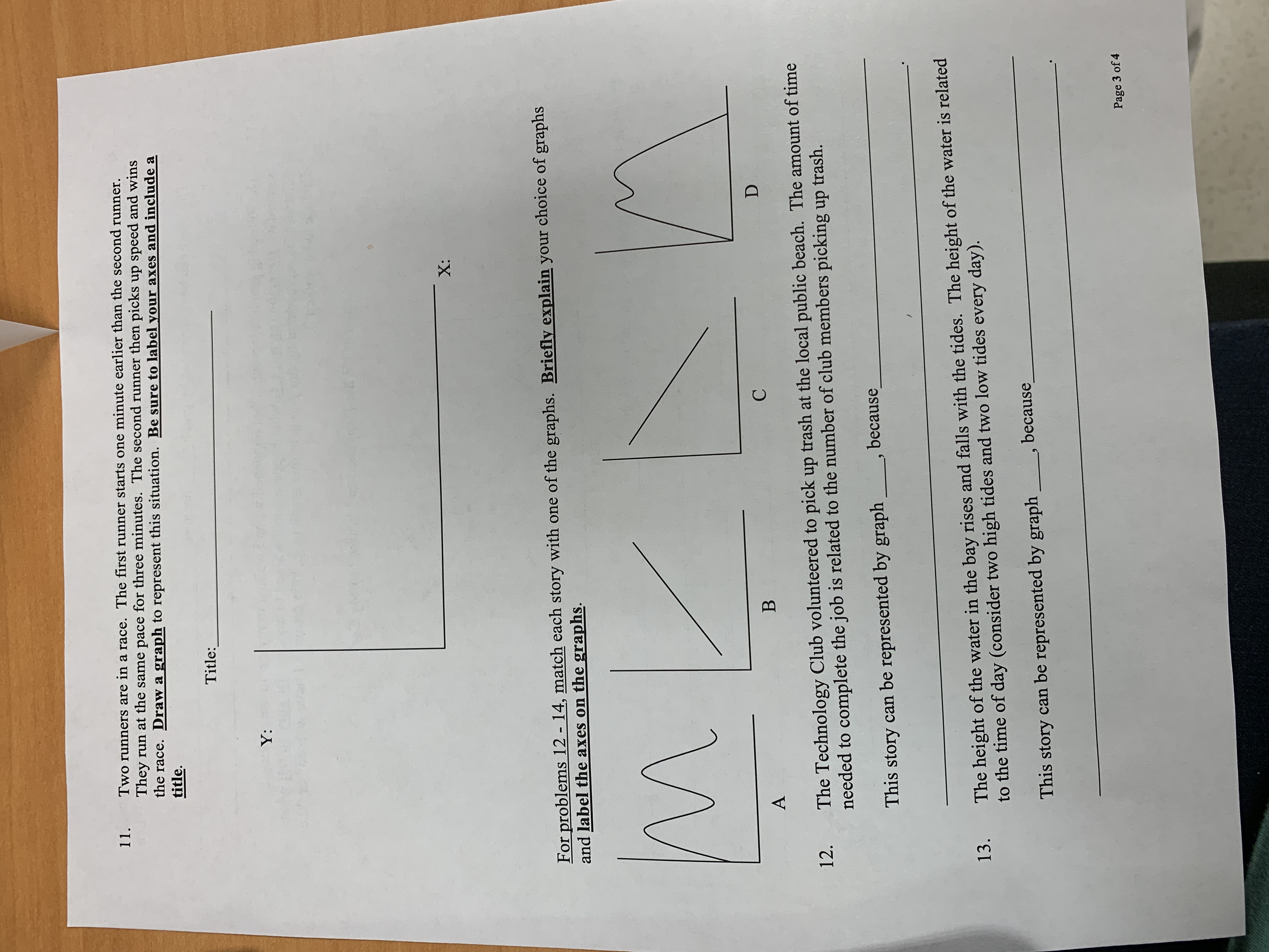 11. Two runners are in a race. The first runner