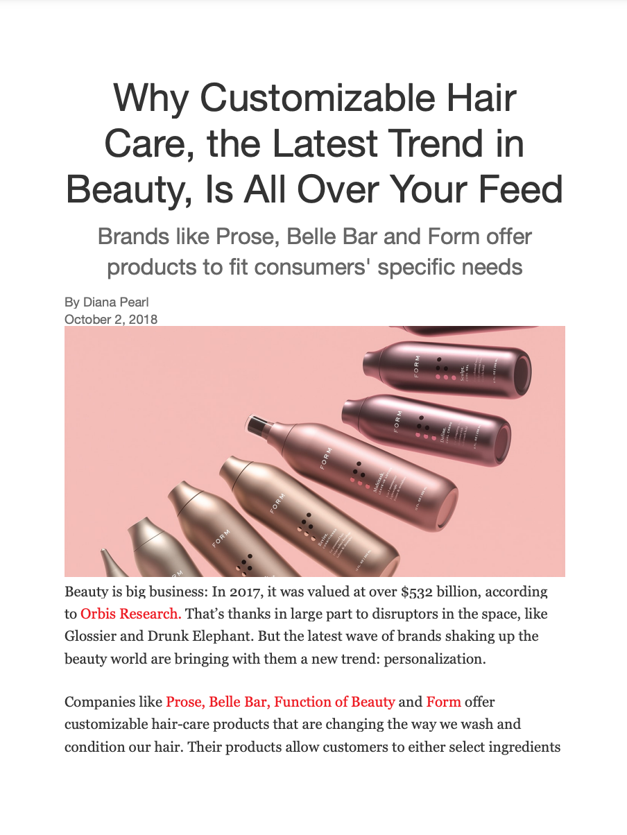 Why Customizable Hair Care, the Latest Trend in