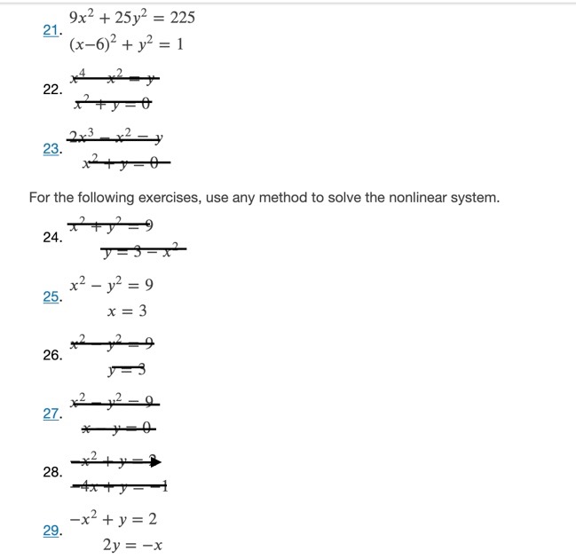 T. Explain whether a system of two nonlinear