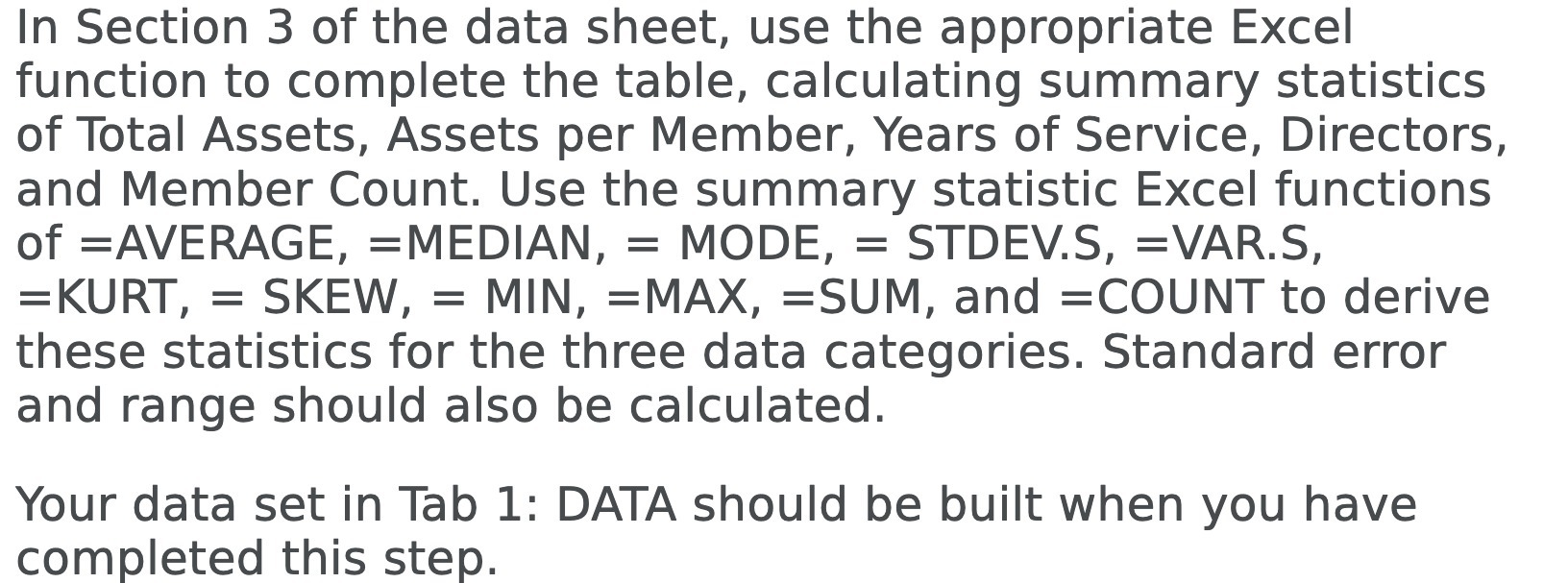 In Section 3 of the data sheet, use the
