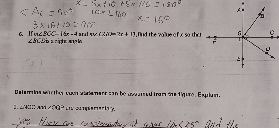 Help needed with # 6. X 2 5x+10 +5x 1/6 21800 <