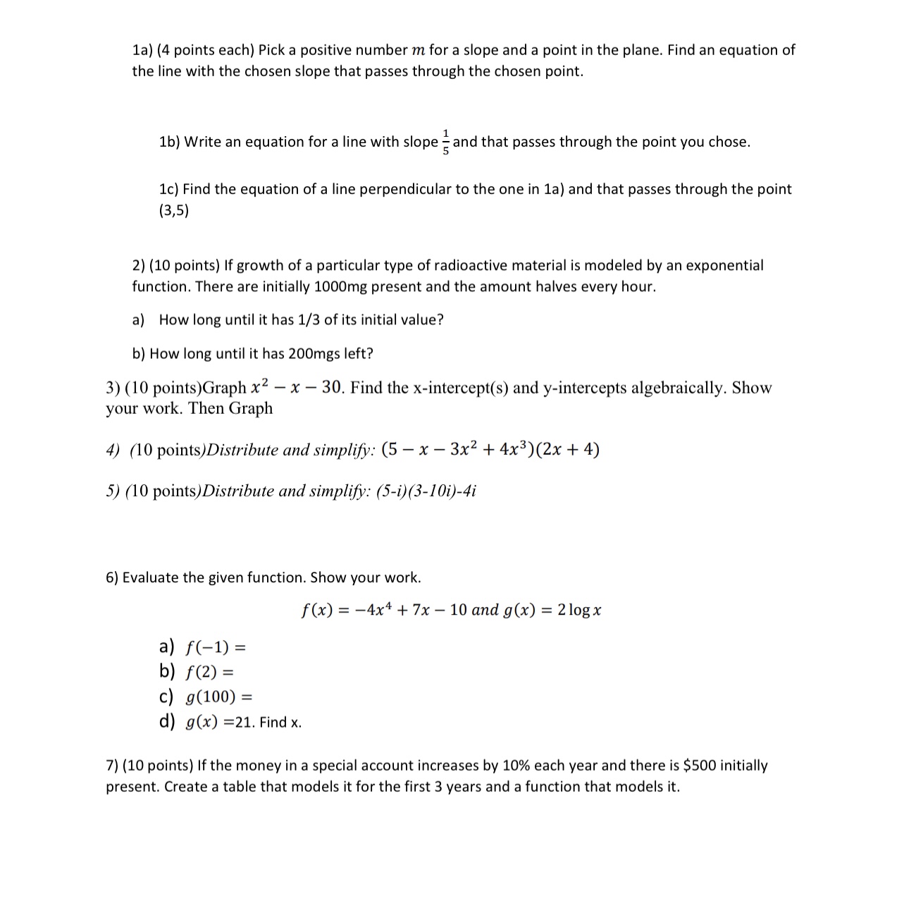 a} When will the account be worth $1000? 8} The