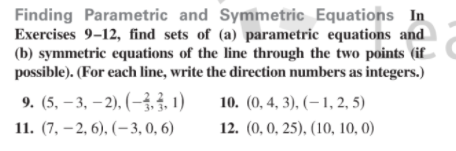 ONLY DO 6, 10, 16,26,30 Finding Parametric and