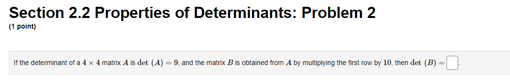 Linear Algebra Final answer only please! Section
