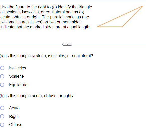 Use the figure to the right to? (a) identify the