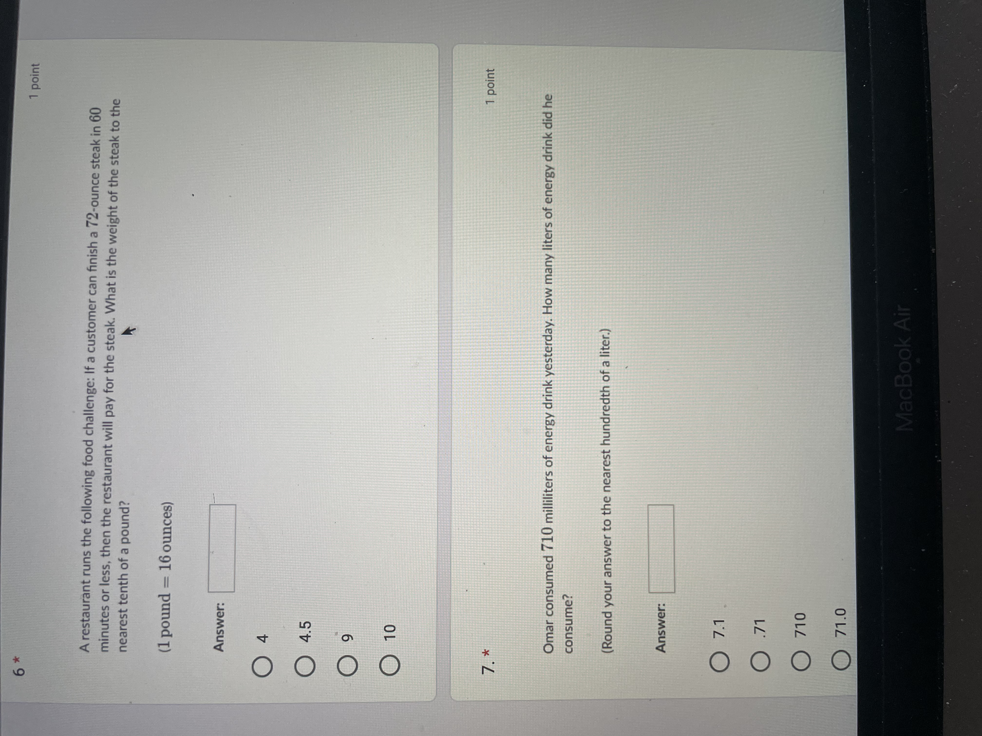 O D 2000 3 Calculator 1 point While driving with