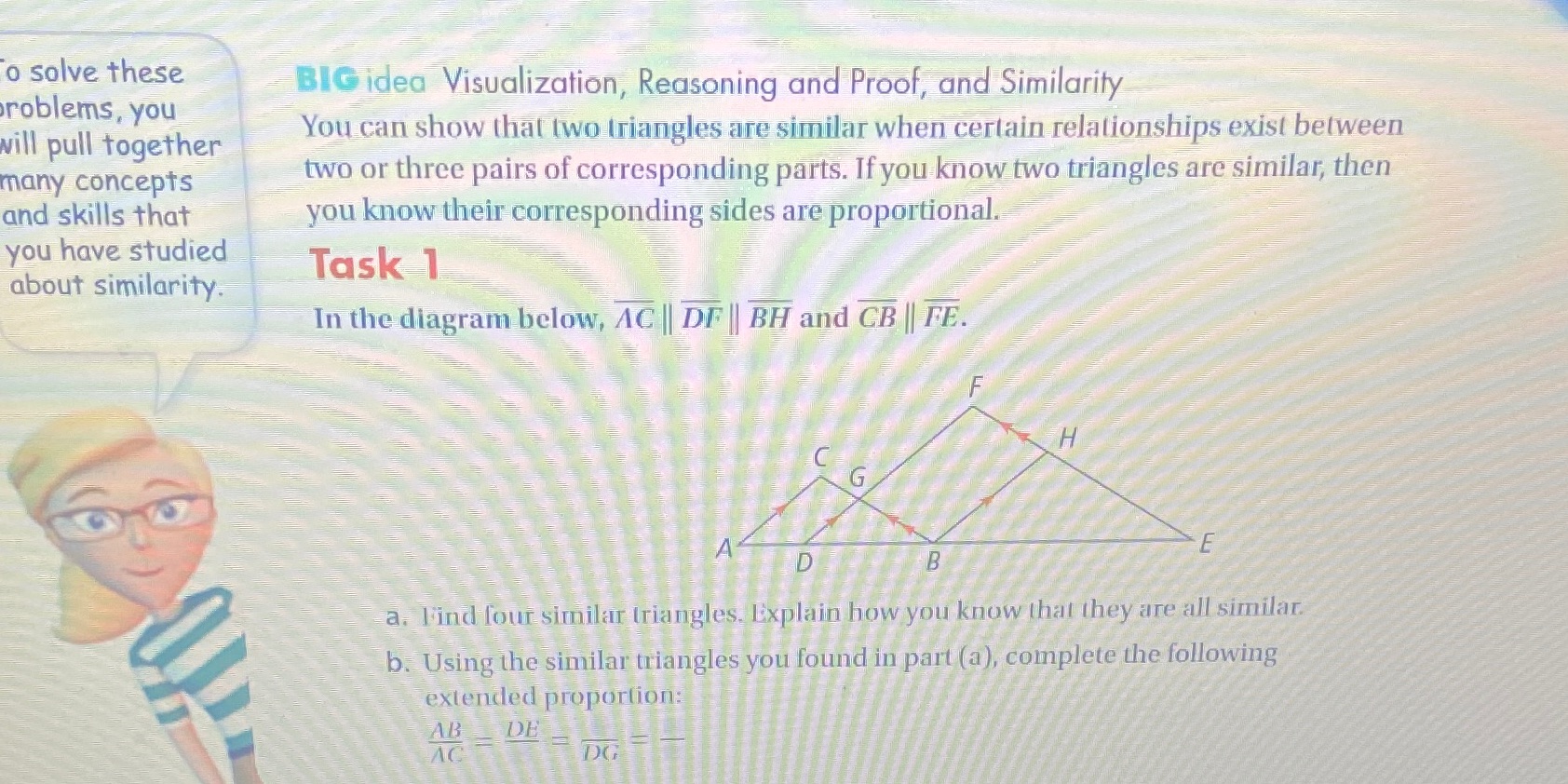 Geometry o solve these BIG idea Visualization,