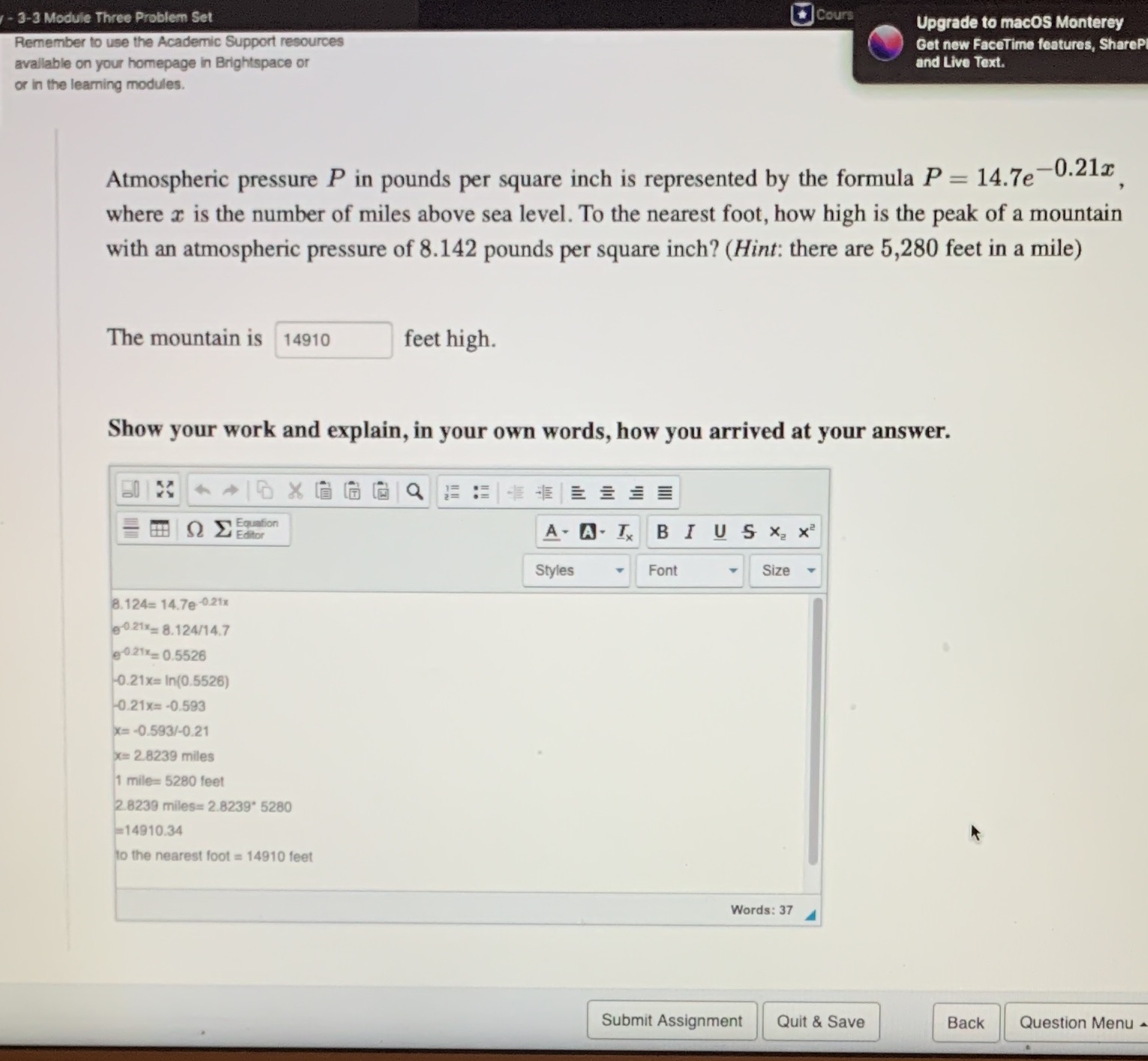 - 3-3 Module Three Problem Set Cours Upgrade to