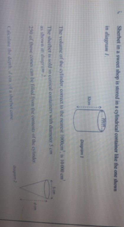 the answer is 1.5 but I'm confused on how Sherbet