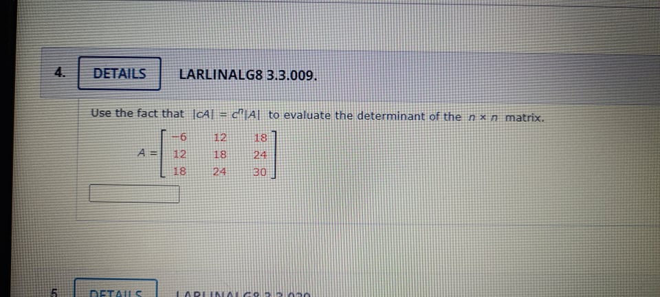 DETAILS LARLINALG8 3.3.009. Use the fact that