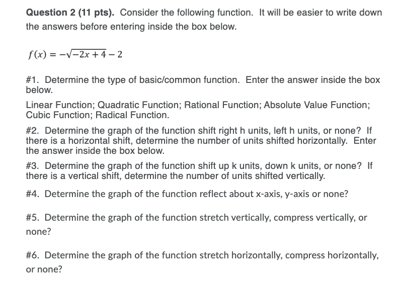 topic 13 Question 2 (11 pts}. Consider the