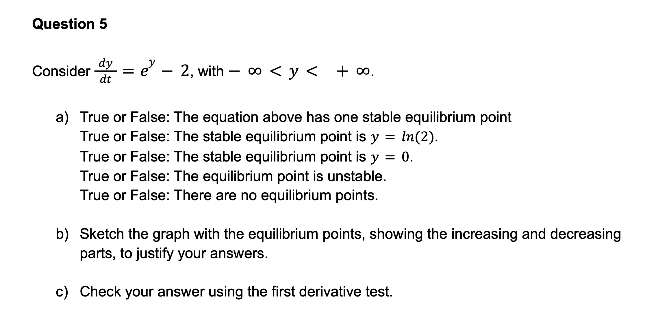 Please show work and answer all parts. Thank you!