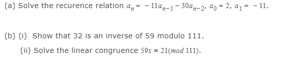 need help in the following Discrete mathematics