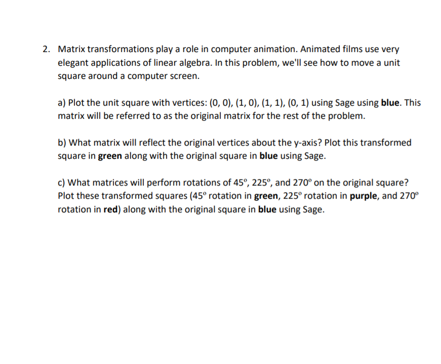 Kindly Answer all questions with Sage work code.