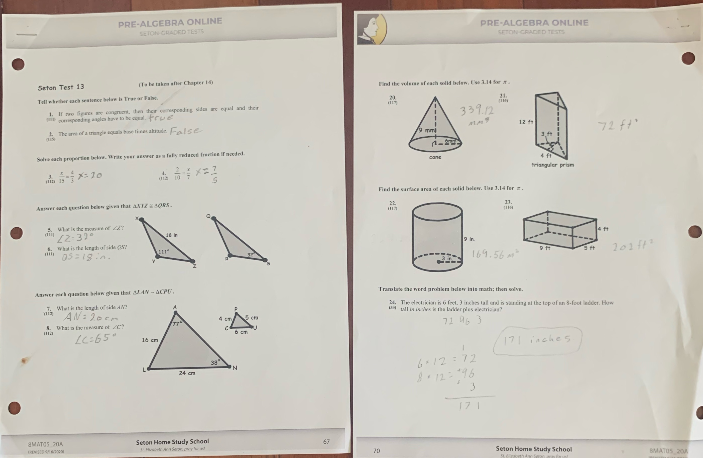 please solve the problems below PRE-ALGEBRA