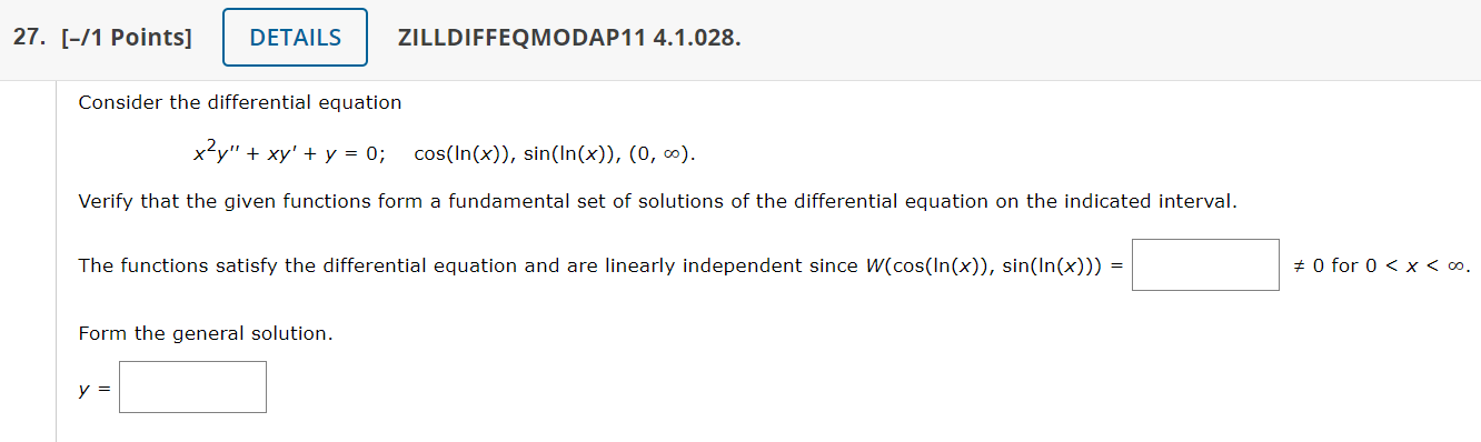 30. [11 Points] DETAILS ZILLDIFFEQMODAP11